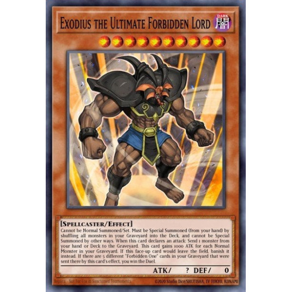 Exodius the Ultimate Forbidden Lord - CT07-EN024 - limited