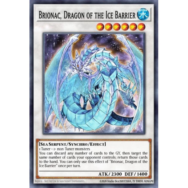 Brionac, Dragon of the Ice Barrier - HA01-EN022 - limited