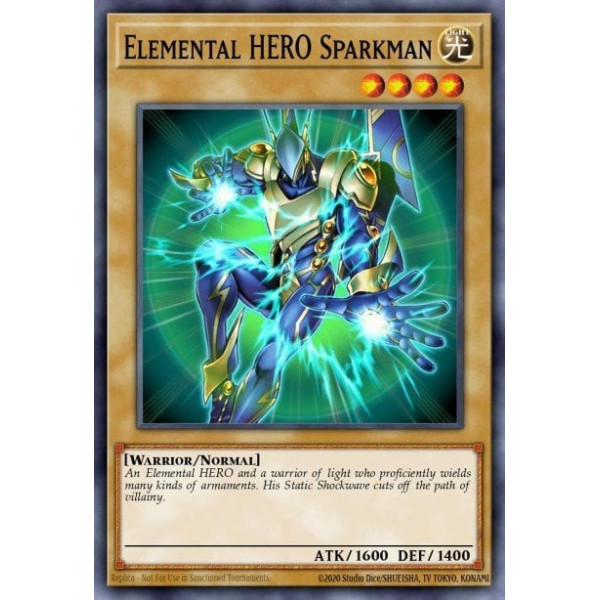 Elemental HERO Sparkman - LCGX-EN007 - unlimited