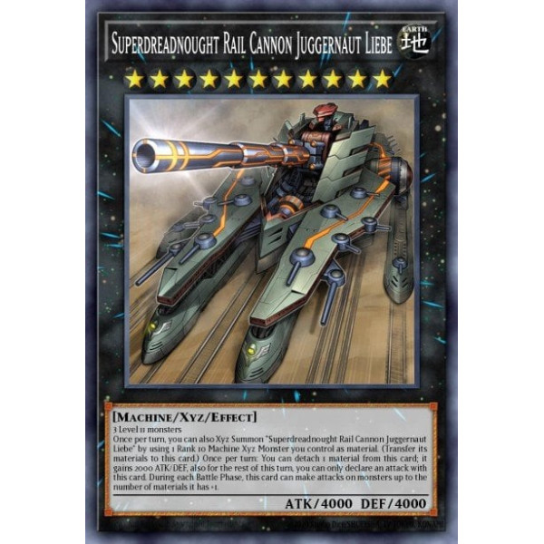 Superdreadnought Rail Cannon Juggernaut Liebe - LED4-EN034 - 1st Edition