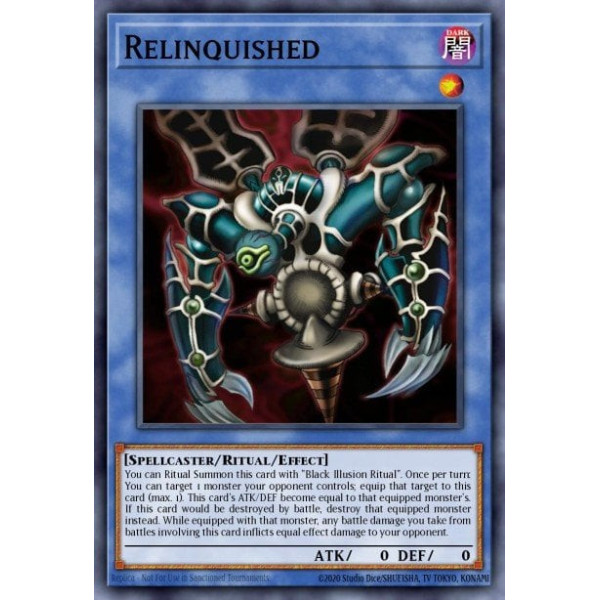 Relinquished - SDP-001 - 1st Edition