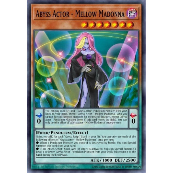 Abyss Actor - Mellow Madonna - LED3-EN045 - 1st Edition