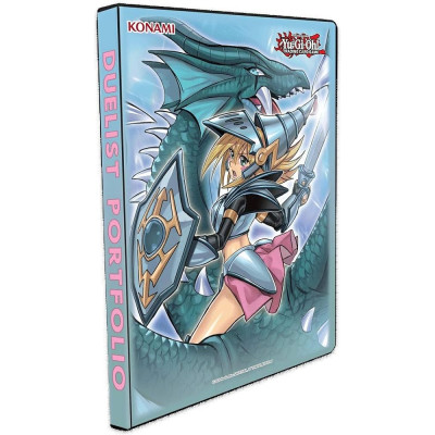 YUGI OH DARK MAGICIAN GIRL THE DRAGON KNIGHT 9-POCKET DUELIST PORTFOLIO PORTAFOLIO