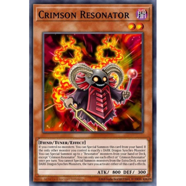 Crimson Resonator - SDCK-EN008 - 1st edition