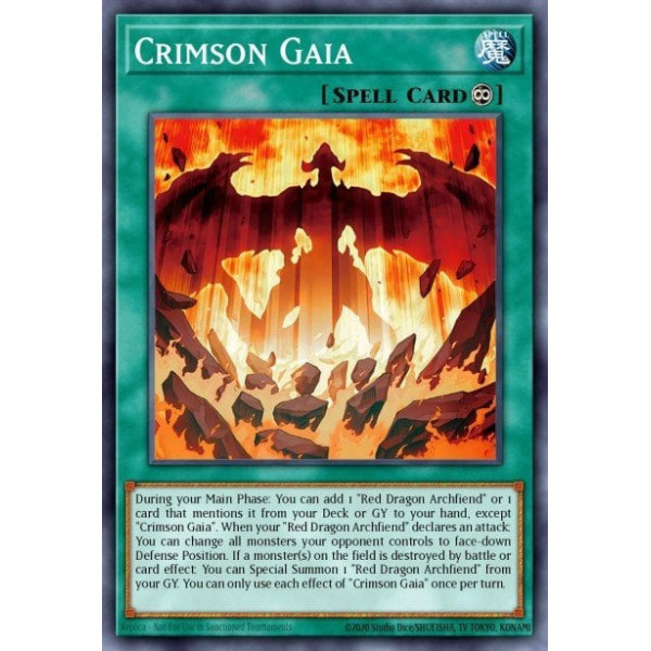 Crimson Gaia - SDCK-EN026 - 1st edition