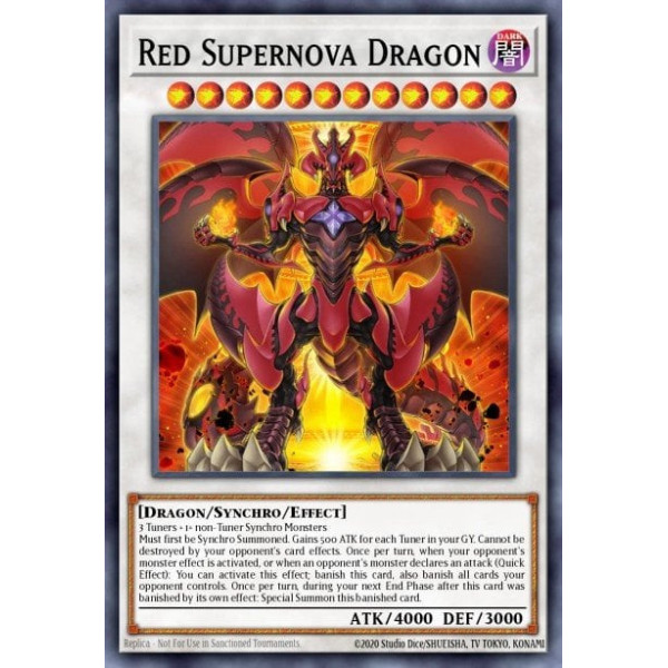 Red Supernova Dragon - SDCK-EN044 - 1st edition