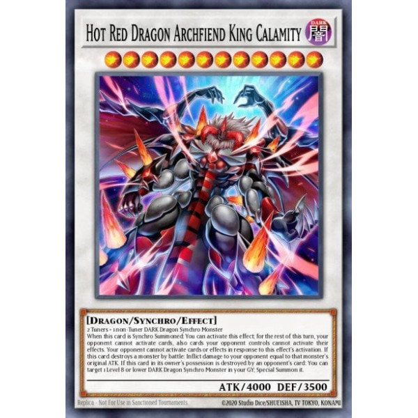 Hot Red Dragon Archfiend King Calamity - SDCK-EN047 - 1st edition