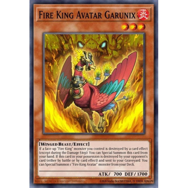 Fire King Avatar Garunix - SR14-EN004 - 1st edition