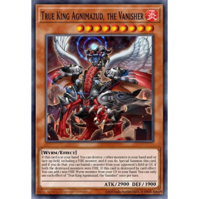 True King Agnimazud, the Vanisher - SR14-EN012 - 1st edition