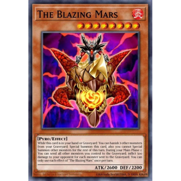The Blazing Mars - SR14-EN015 - 1st edition