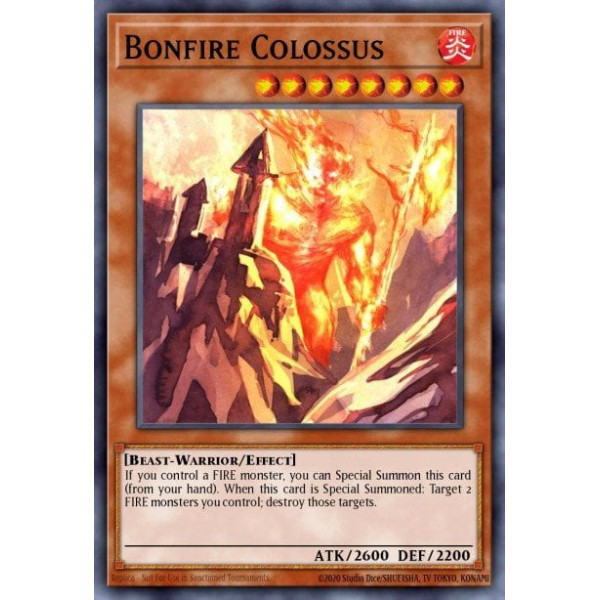 Bonfire Colossus - SR14-EN016 - 1st edition