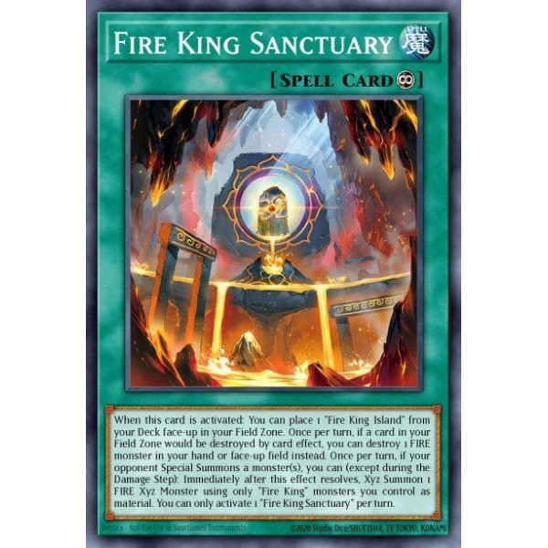 Fire King Sanctuary - SR14-EN024 - 1st edition