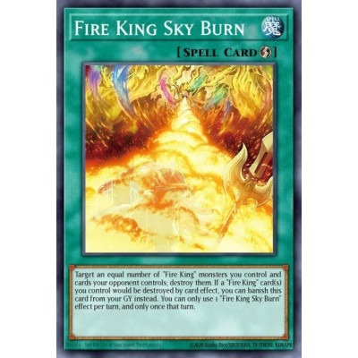 Fire King Sky Burn - SR14-EN025 - 1st edition