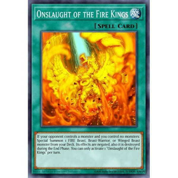 Onslaught of the Fire Kings - SR14-EN026 - 1st edition