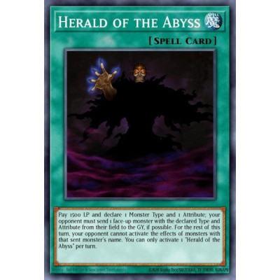 Herald of the Abyss - SR14-EN032 - 1st edition