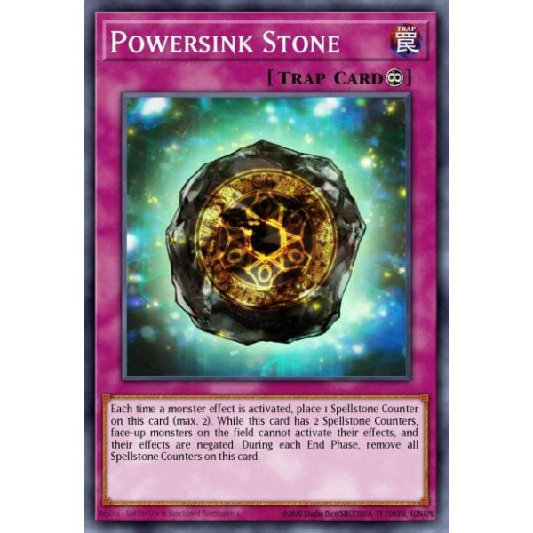 Powersink Stone - SR14-EN040 - 1st edition
