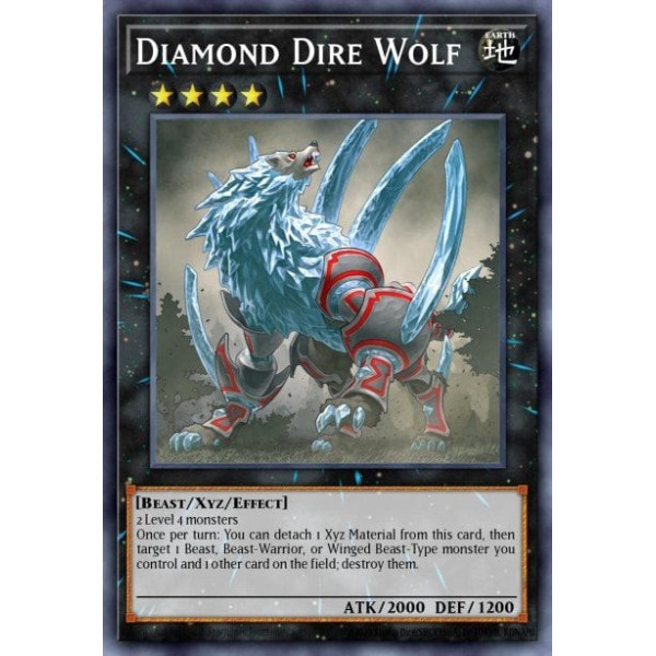 Diamond Dire Wolf - SR14-EN042 - 1st edition