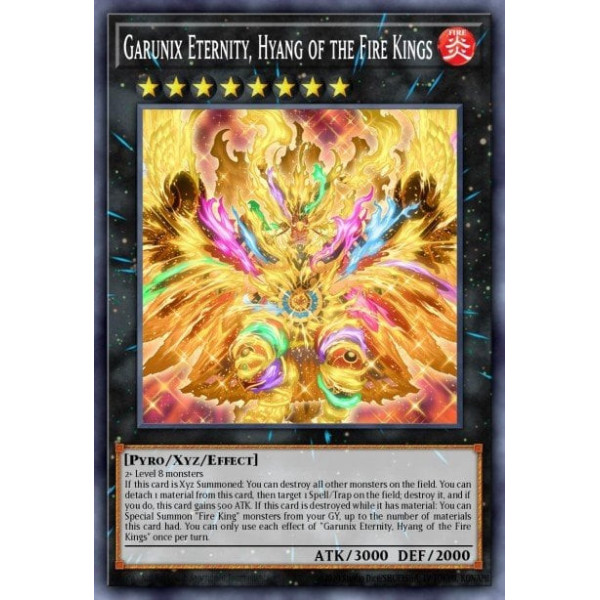 Garunix Eternity, Hyang of the Fire Kings - SR14-EN044 - 1st edition