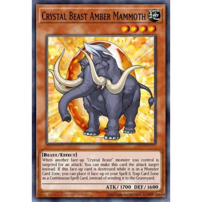 Crystal Beast Amber Mammoth - SDCB-EN005 - 1st edition