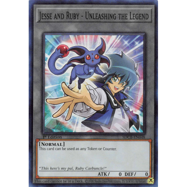 Jesse and Ruby - Unleashing the Legend - SDCB-EN048 - 1st edition