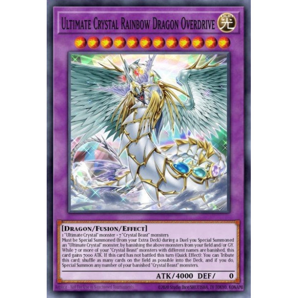 Ultimate Crystal Rainbow Dragon Overdrive - SDCB-EN042 - 1st edition