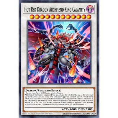 Hot Red Dragon Archfiend King Calamity - SDCK-EN047 - 1st edition