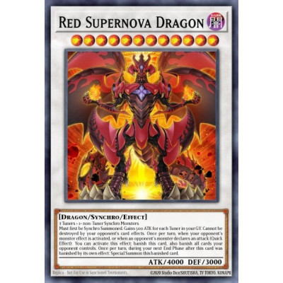 Red Supernova Dragon - SDCK-EN044 - 1st edition