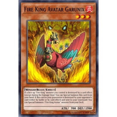Fire King Avatar Garunix - SR14-EN004 - 1st edition