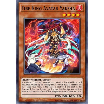 Fire King Avatar Yaksha - SR14-EN006 - 1st edition