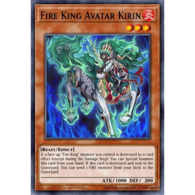 Fire King Avatar Kirin - SR14-EN007 - 1st edition