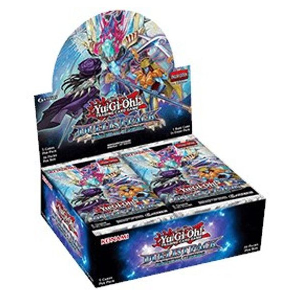 BOOSTER BOX  YUGI OH SOBRE DE DUELISTA GUARDIANES DIMENSIONALES