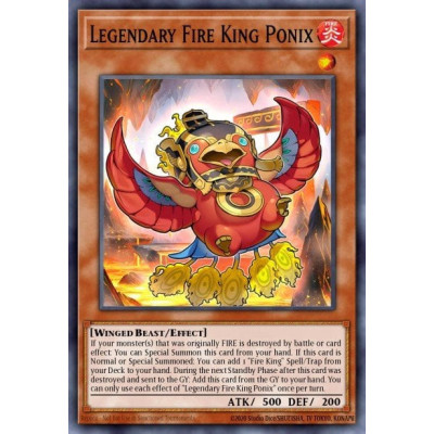 Legendary Fire King Ponix - SR14-EN045 - 1st edition