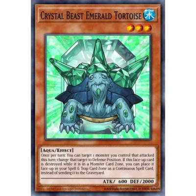 Crystal Beast Emerald Tortoise - SDCB-EN003 - 1st edition