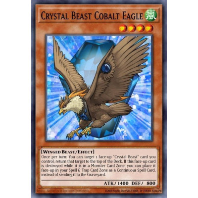 Crystal Beast Cobalt Eagle - SDCB-EN006 - 1st edition
