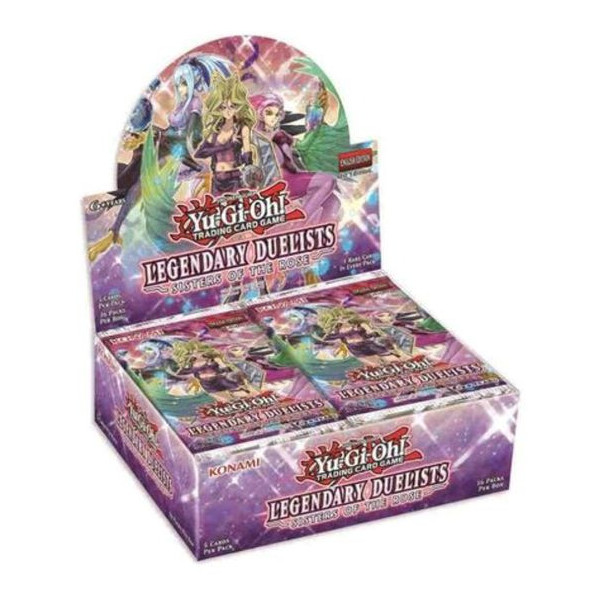 BOOSTER BOX YUGI OH DUELITAS LEGENDARIOS HERMANAS DE LA ROSA