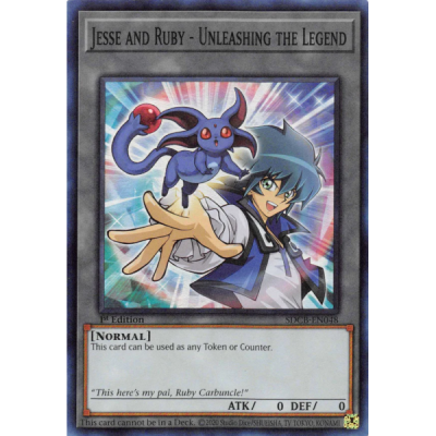 Jesse and Ruby - Unleashing the Legend - SDCB-EN048 - 1st edition