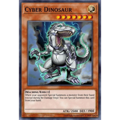 Cyber Dinosaur -- JUMP-EN024 -- Ultra Rare -- Limited   -  -Condicion: Near Mint