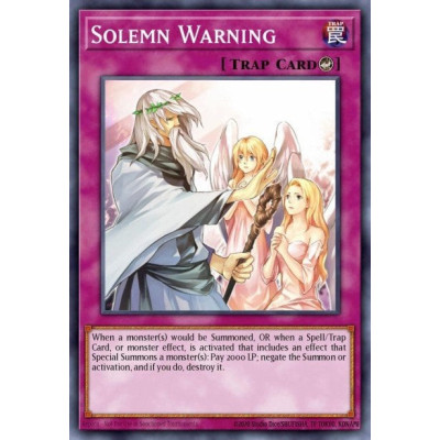 Solemn Warning - DREV-EN077 - unlimited