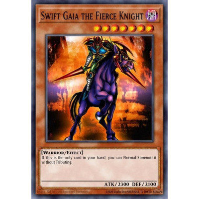 Swift Gaia the Fierce Knight - CT1-EN004 - limited