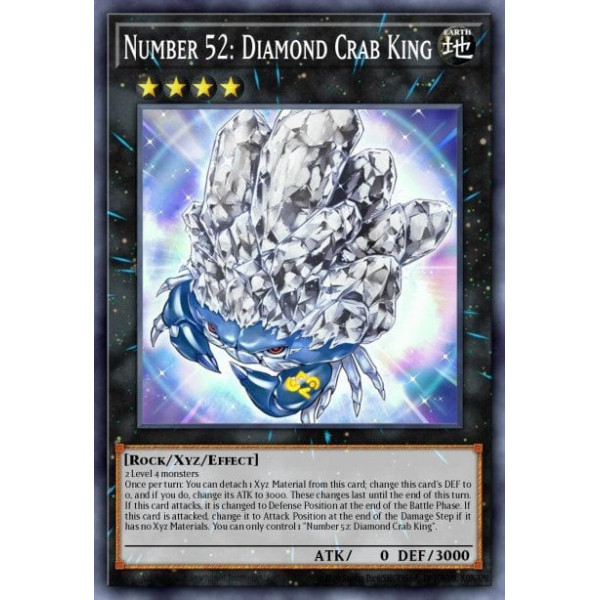 Number 52: Diamond Crab King - YZ06-EN001 - limited