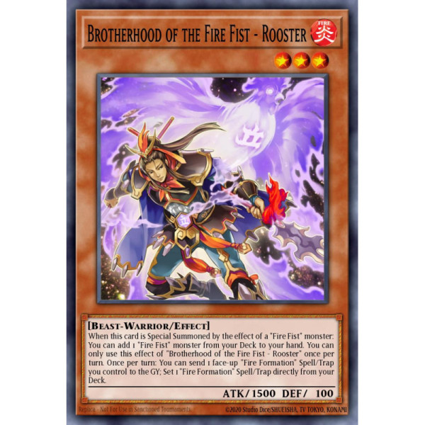 Brotherhood of the Fire Fist - Rooster - JOTL-EN094 - 1st Edition