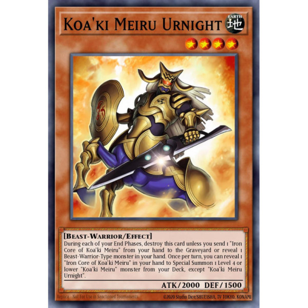 Koa'ki Meiru Urnight - ABPF-EN025 - 1st Edition