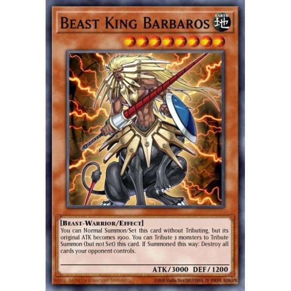Beast King Barbaros -- JUMP-EN032 -- Ultra Rare -- limited    -  -Condicion: Near Mint
