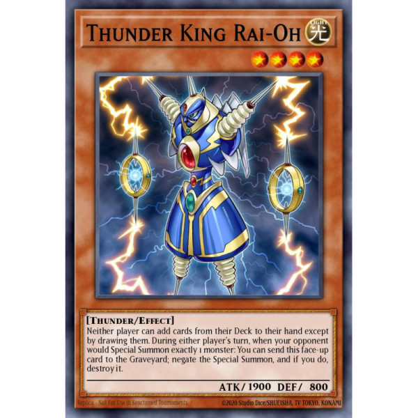Thunder King Rai-Oh - YG02-EN001 - limited