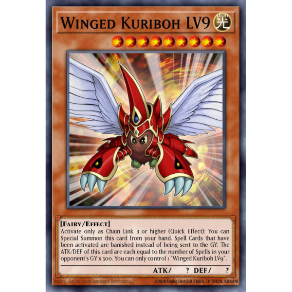 Winged Kuriboh LV9 - YG03-EN001 - limited
