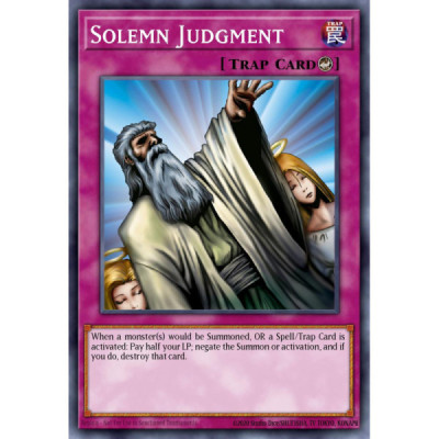 Solemn Judgment - GLD5-EN045 - limited