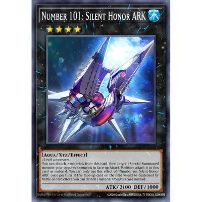 Number 101: Silent Honor ARK - LVAL-EN047 - 1st Edition