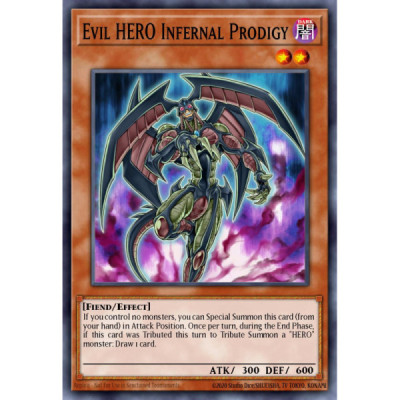 Evil HERO Infernal Prodigy - DP06-EN008 - 1st Edition