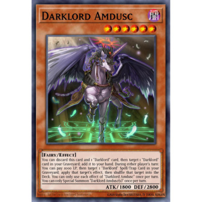 Darklord Amdusc - DESO-EN033 - 1st Edition