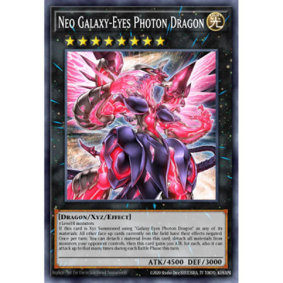 Neo Galaxy-Eyes Photon Dragon - GAOV-EN041 - 1st Edition